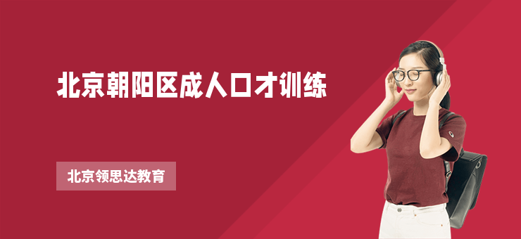 北京朝陽區(qū)成人口才訓練
