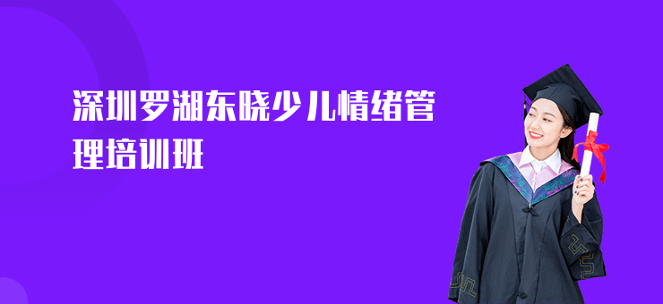 深圳羅湖東曉少兒情緒管理培訓班