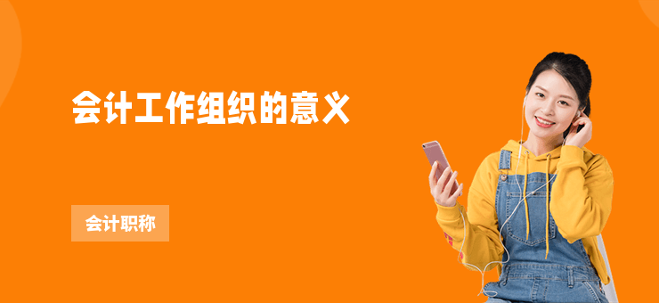 會計工作組織的意義