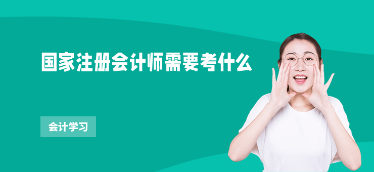 國家注冊會計師需要考什么