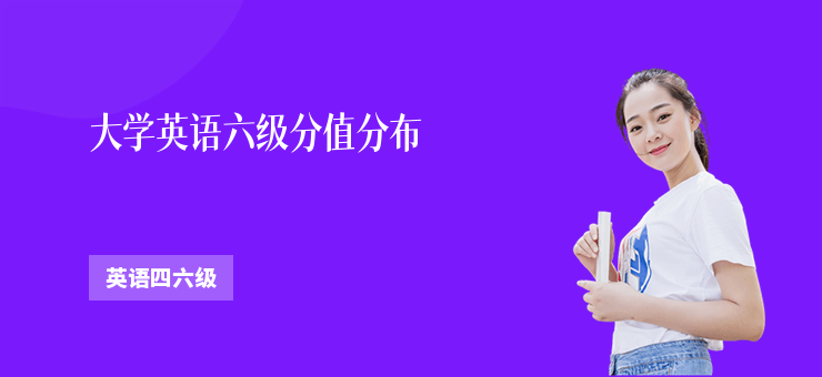 大學(xué)英語六級(jí)分值分布