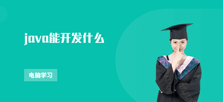 java能開發什么