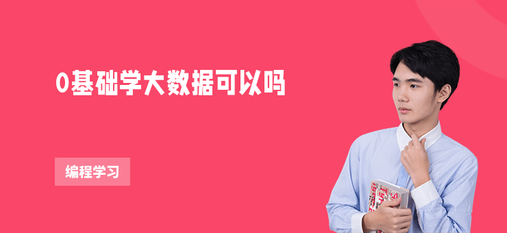 0基礎(chǔ)學(xué)大數(shù)據(jù)可以嗎