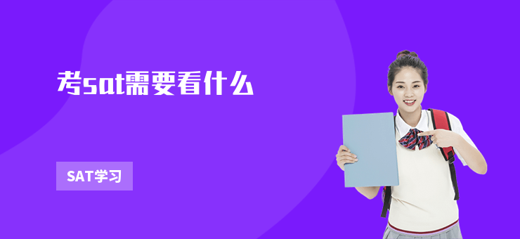 考sat需要看什么