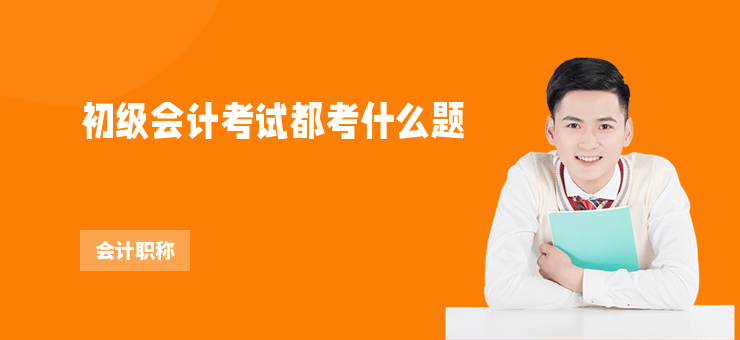 初級會計考試都考什么題