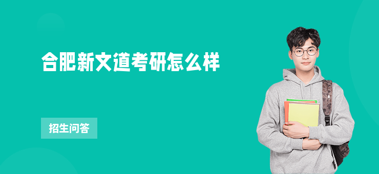 合肥新文道考研怎么樣