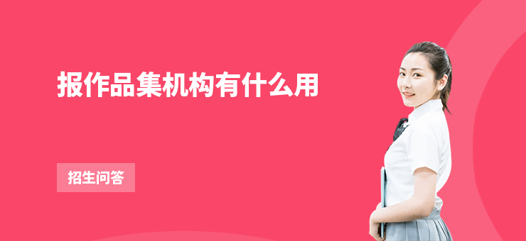 報作品集機構有什么用
