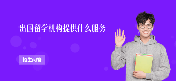 出國留學機構提供什么服務