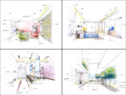 广州学室内设计平面空间划分