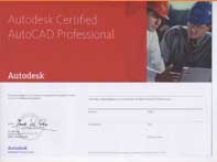 Autodesk AutoCAD 工程师证书