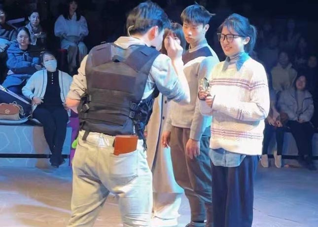 訓練中